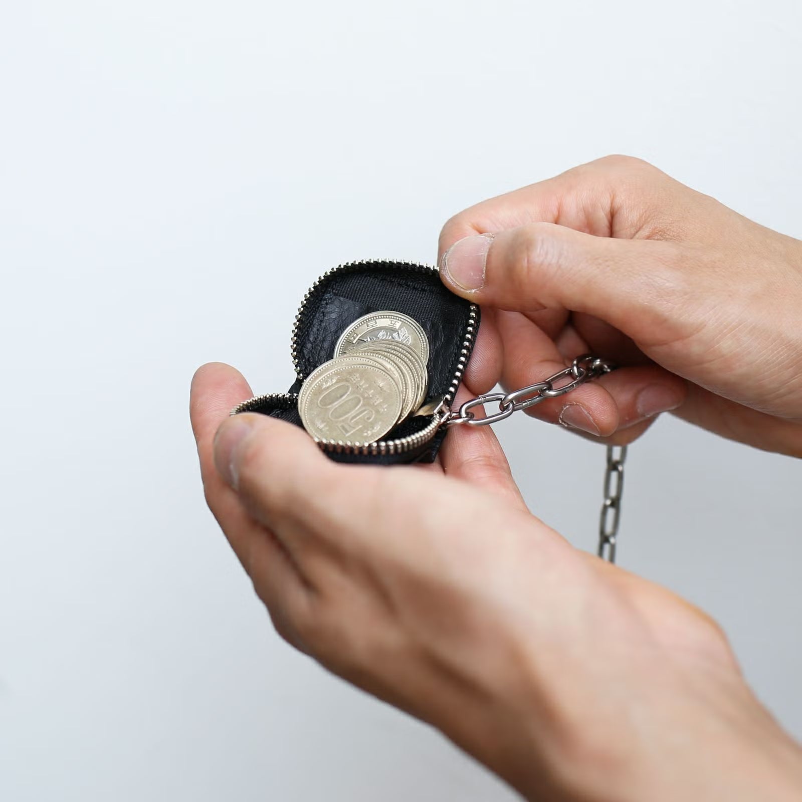 World's Smallest Leather Wallet Necklace/Wallet Chain