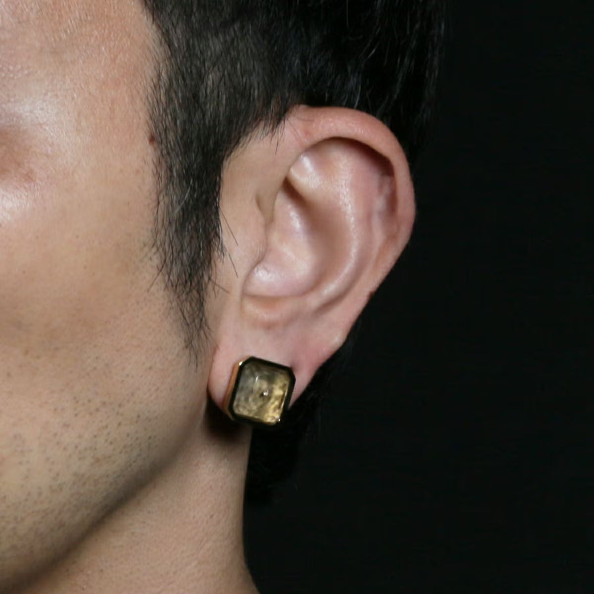 0℃ by JAM HOME MADE Frozen Diamond Earrings (Pair) - Gold / For Both Ears