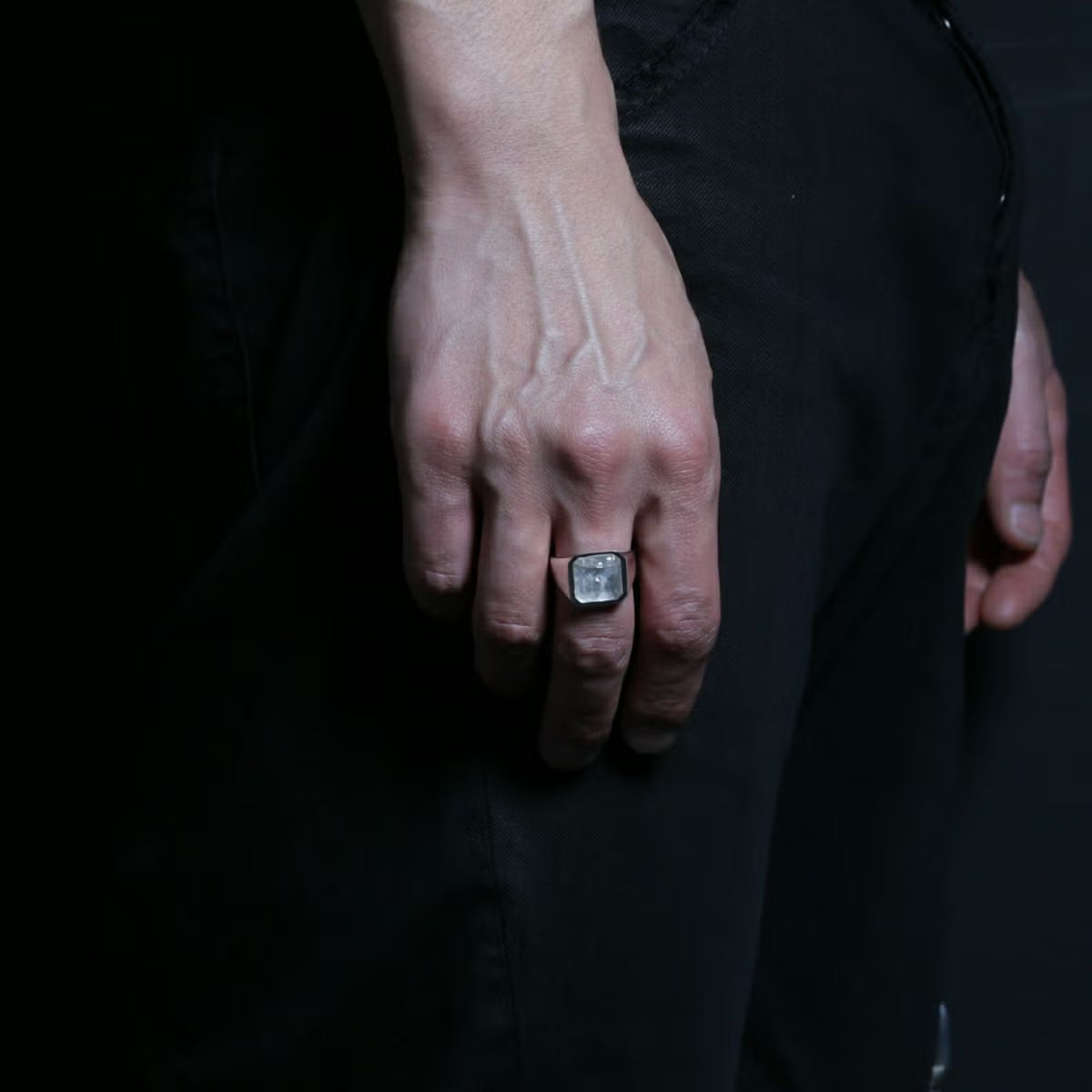 0℃ by JAM HOME MADE Frozen Diamond Ring - Silver