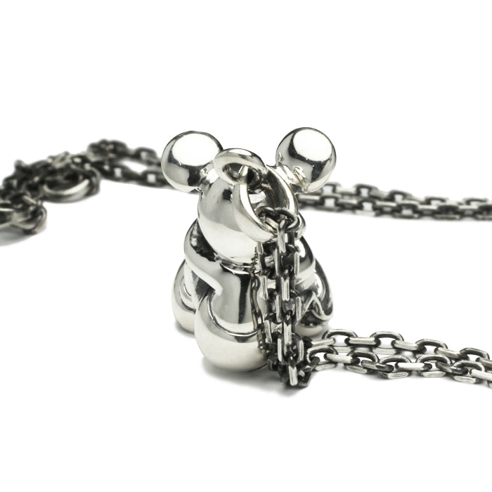 Mickey Mouse Necklace Type 2 - Silver