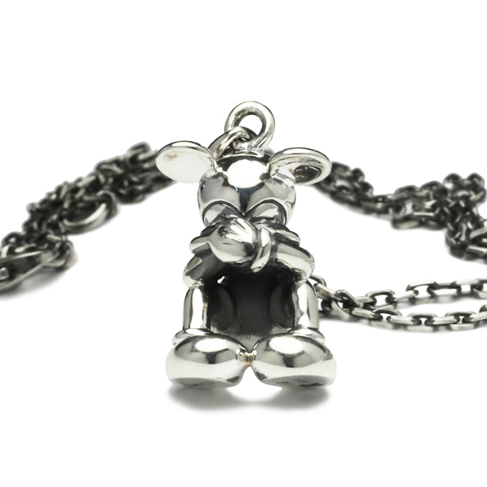 Mickey Mouse Necklace Type 2 - Silver