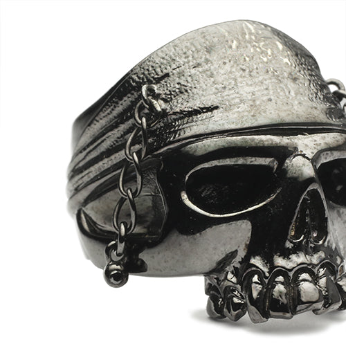 Pirates of the Caribbean: World's End Skull Ring - Black (Medium)