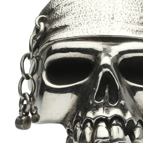 加勒比海盗:世界的尽头骷髅戒指 - 银色(中号)