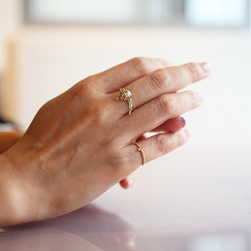 加勒比海盗:世界的尽头骷髅戒指 - 银色(小号)