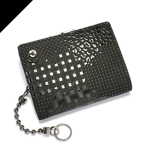 Inden - Inden-ya Birthstone Bifold Wallet/Clasp Bill Wallet, Yamanashi, Camouflage Pattern / Medium Wallet