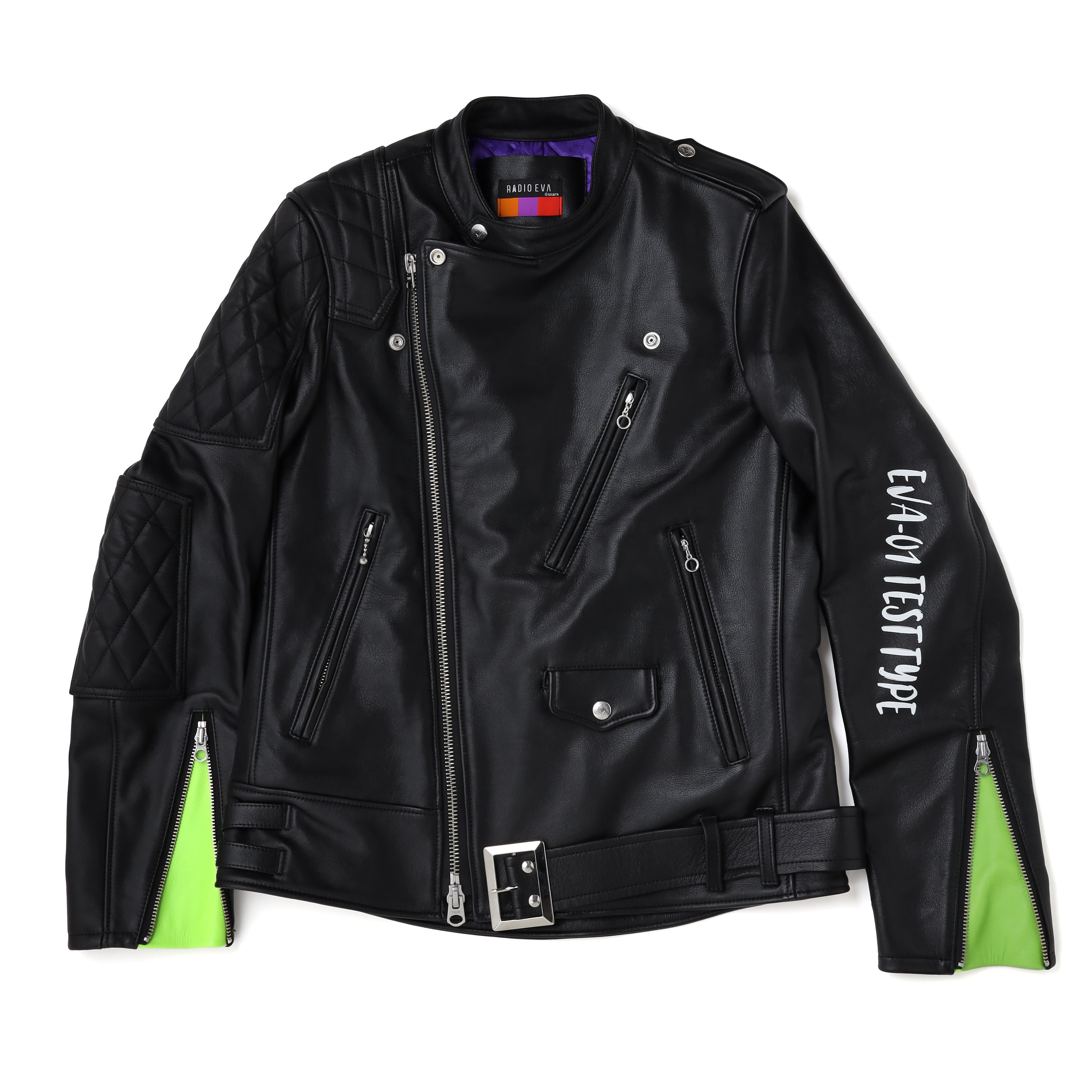 ×RADIO EVA "THE 30" × JAM HOME MADE Leather Rider's Jacket "MONSTAR"