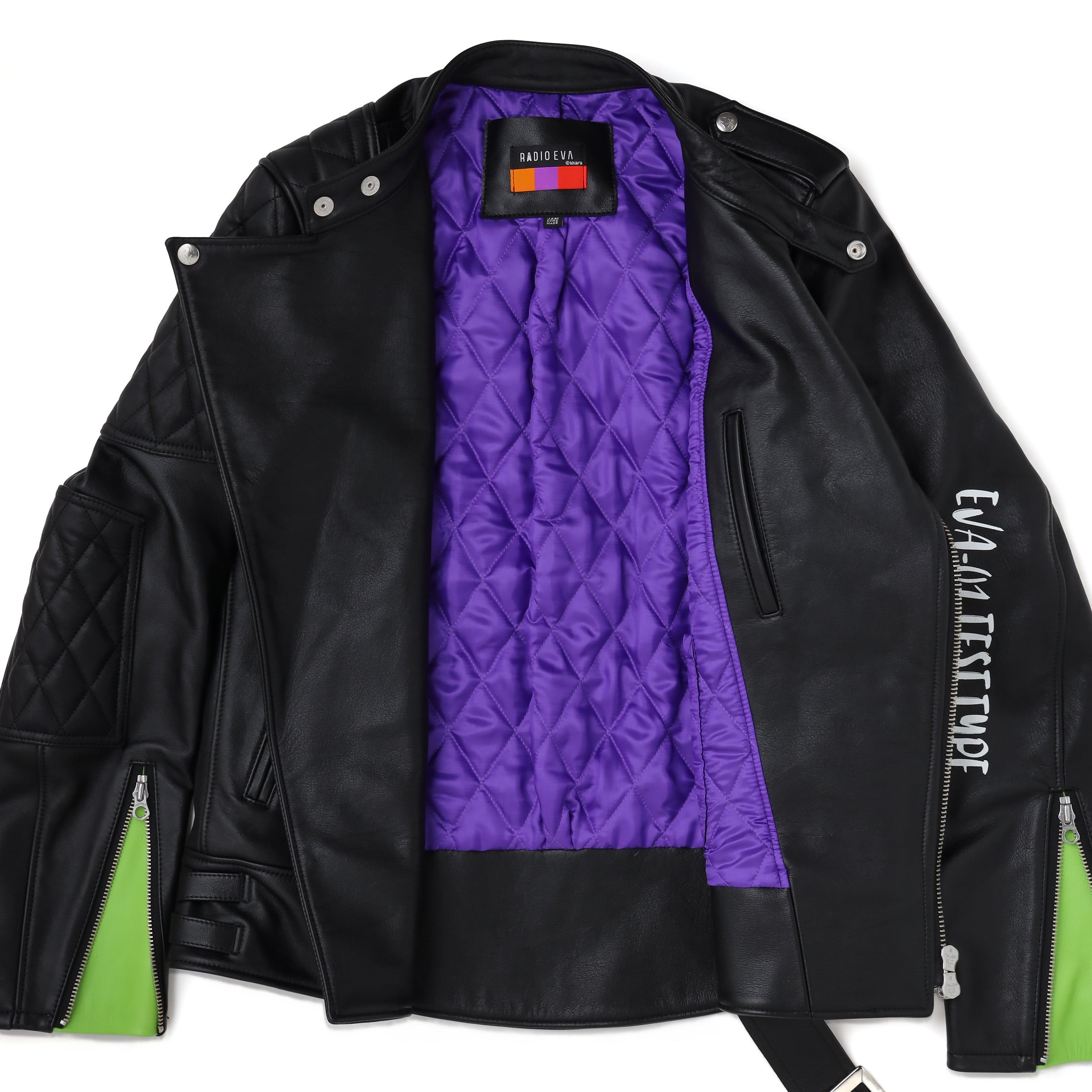 ×RADIO EVA "THE 30" × JAM HOME MADE Leather Rider's Jacket "MONSTAR"