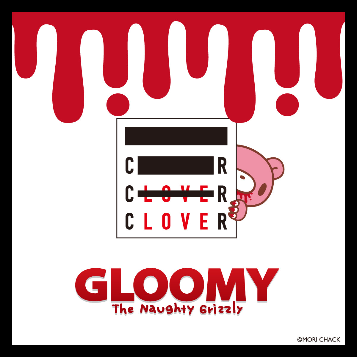 x GLOOMY CLOVER Necklace in Silver