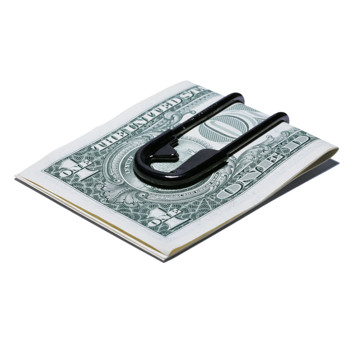 Safety Pin Wallet/Money Clip - Black
