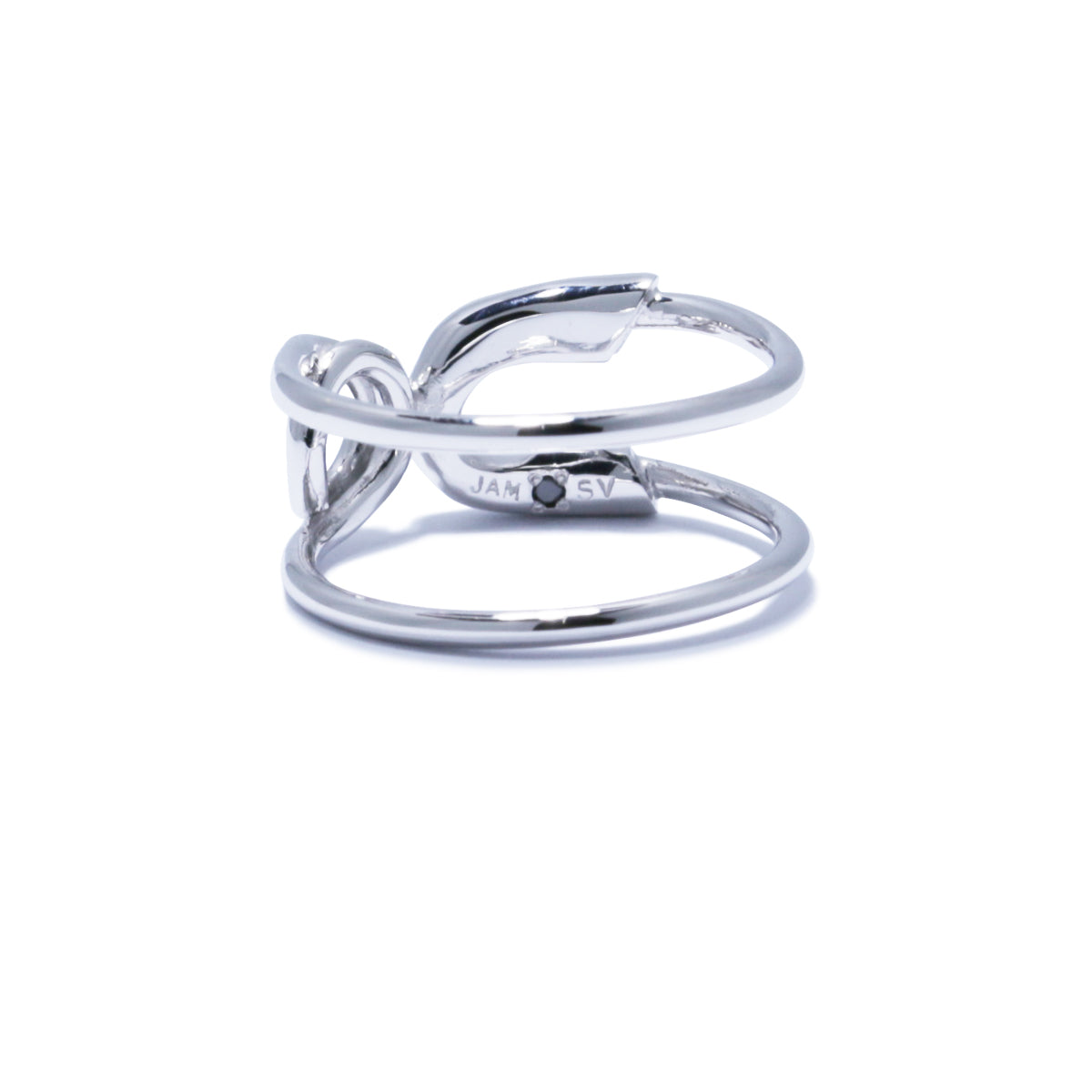 Safety Pin Ring S - Silver (Mirror Finish)