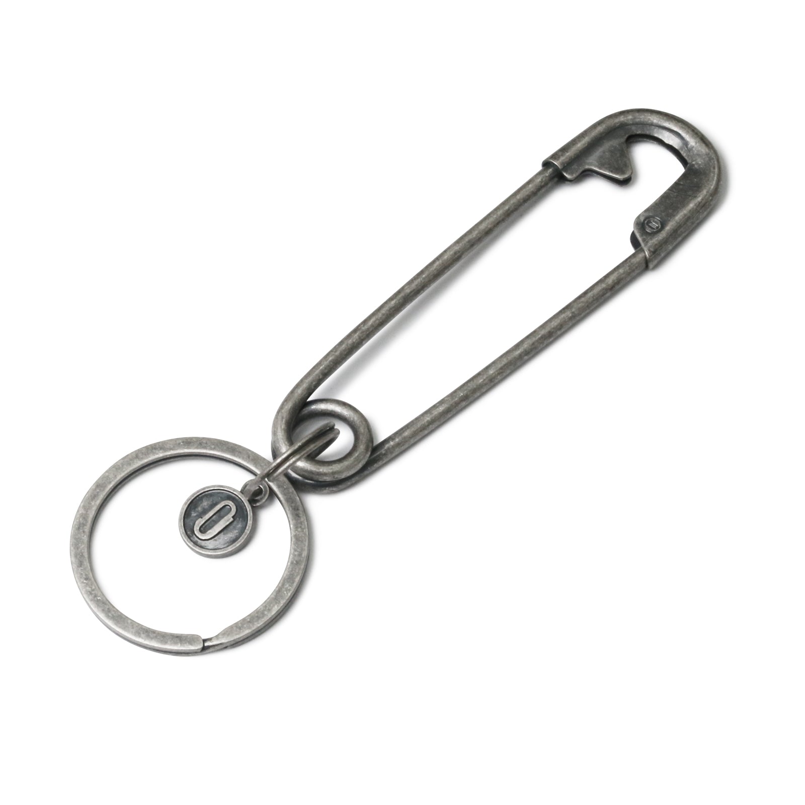 Safety Pin Keychain - Silver