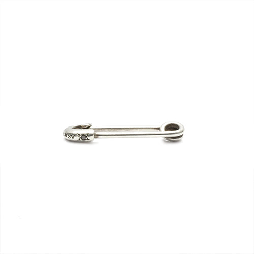 Safety Pin Diamond Earrings XS - Silver / Single Ear