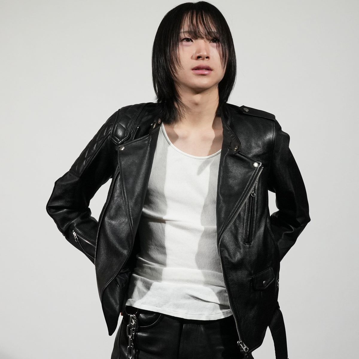 MONSTAR Leather Rider's Jacket