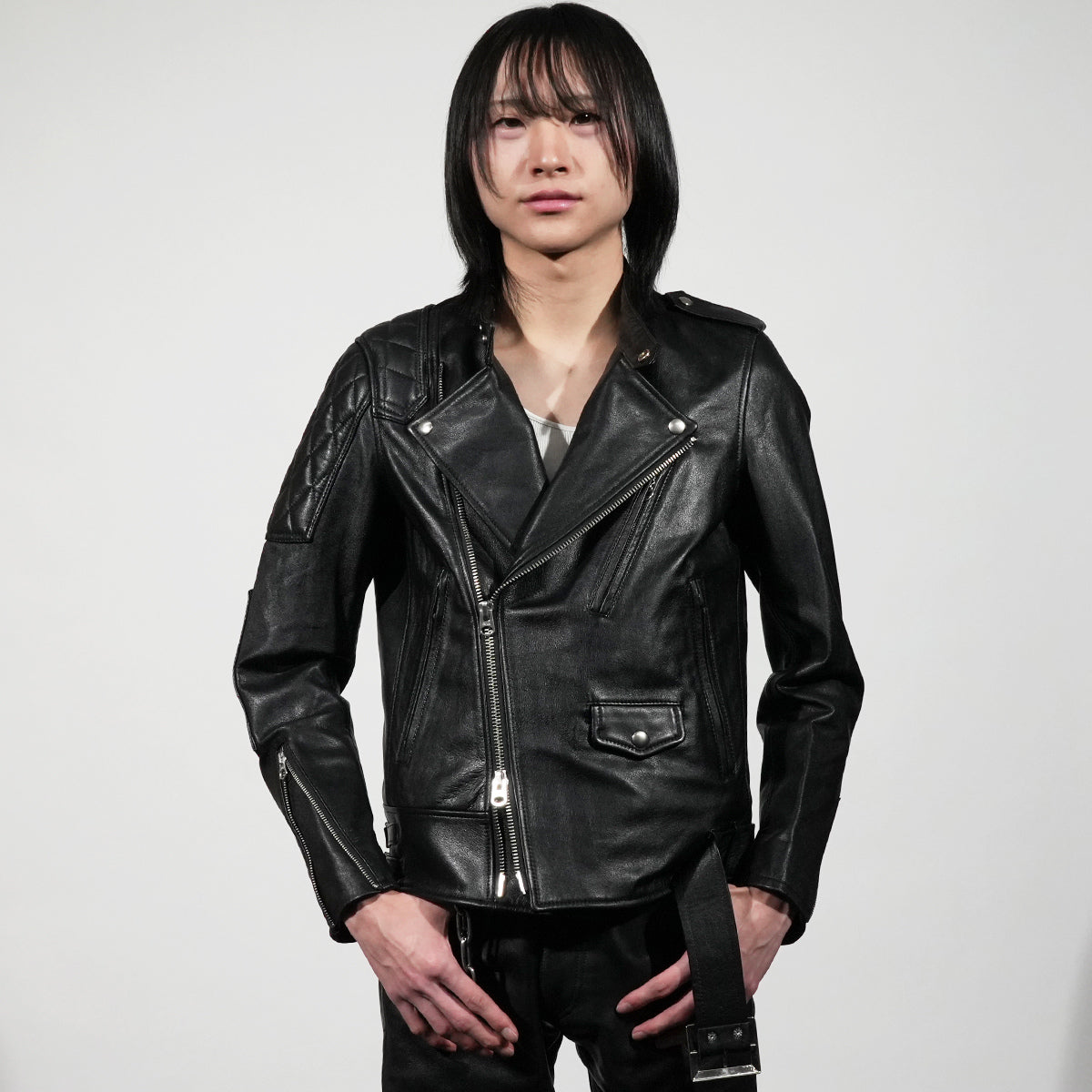 MONSTAR Leather Rider's Jacket