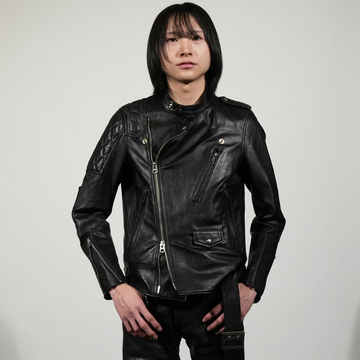 MONSTAR Leather Rider's Jacket