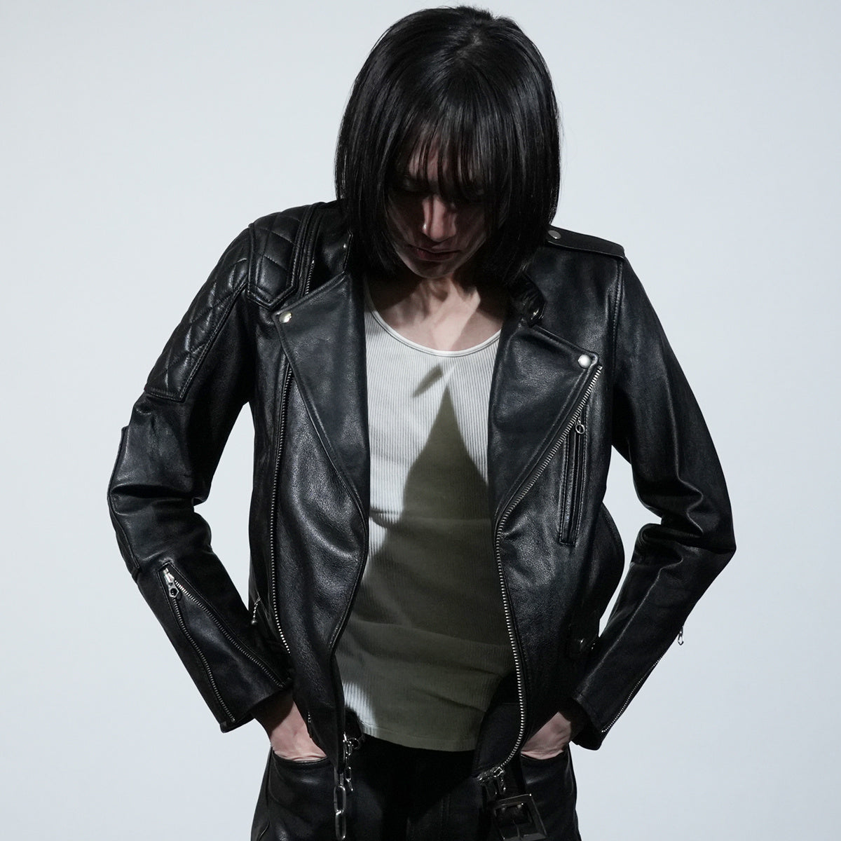 MONSTAR Leather Rider's Jacket