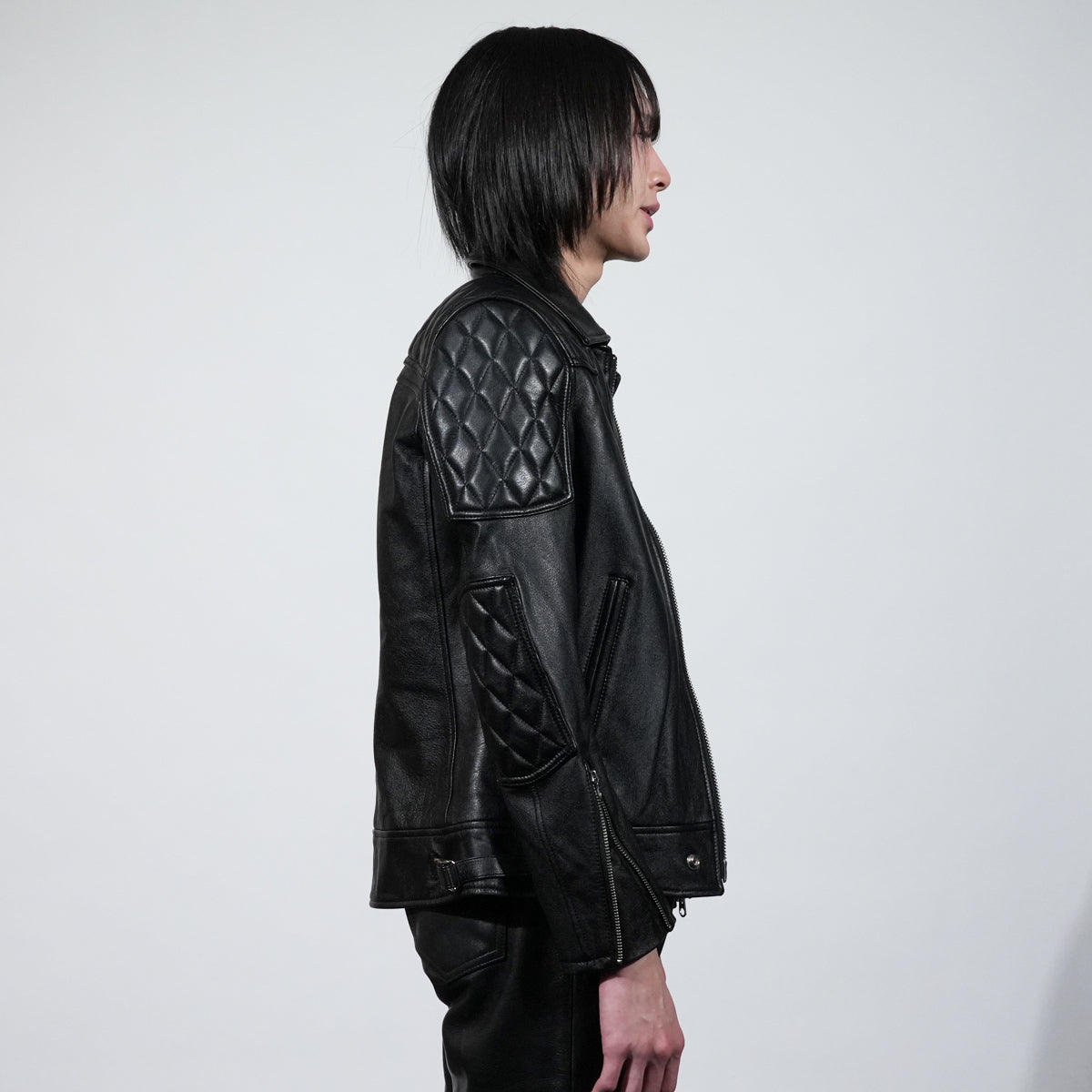 LEWISON Leather Rider's Jacket