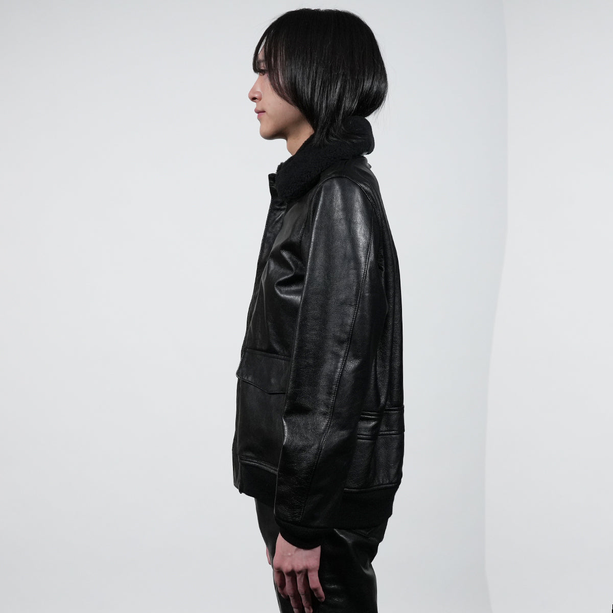 AG3 Leather Flight Jacket