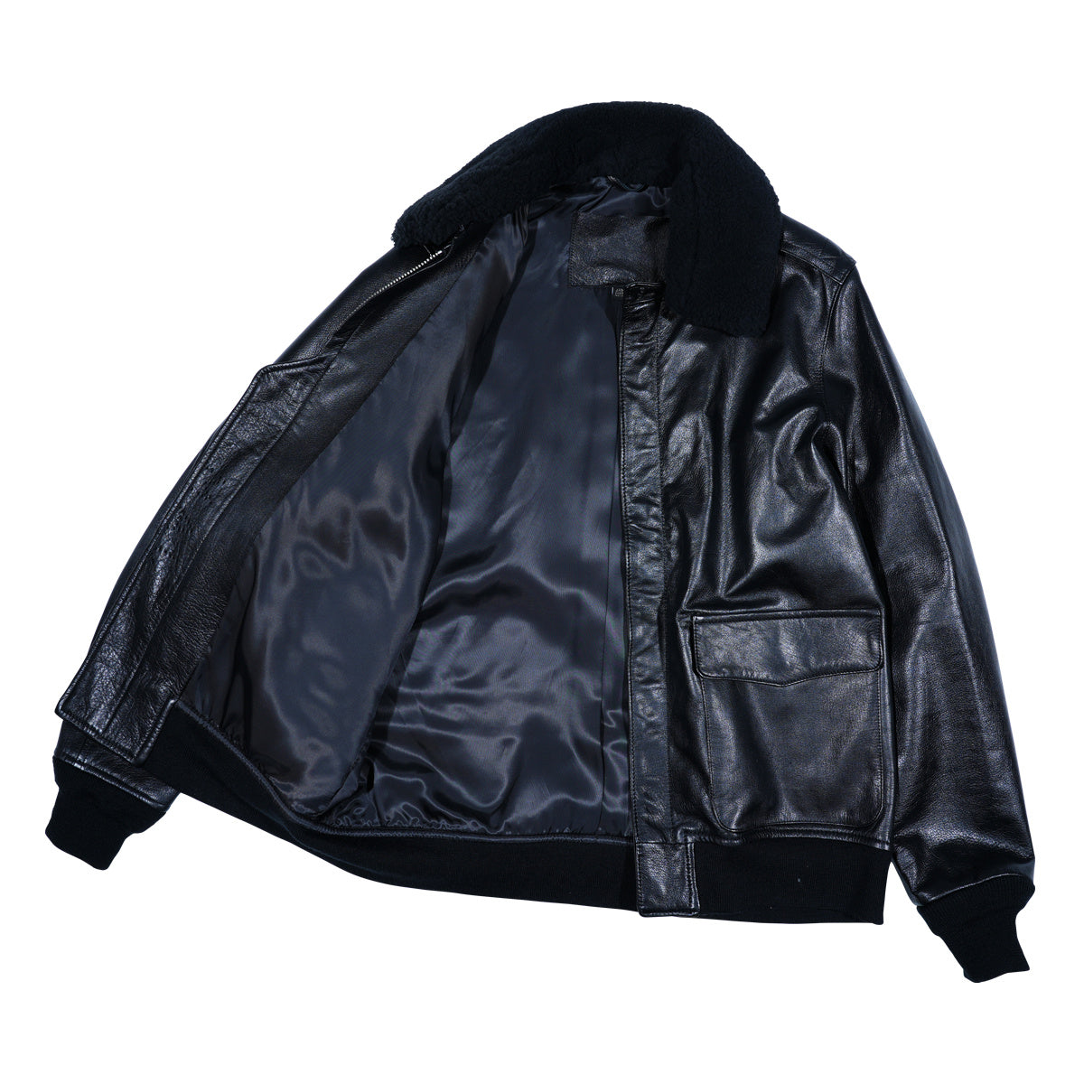 AG3 Leather Flight Jacket