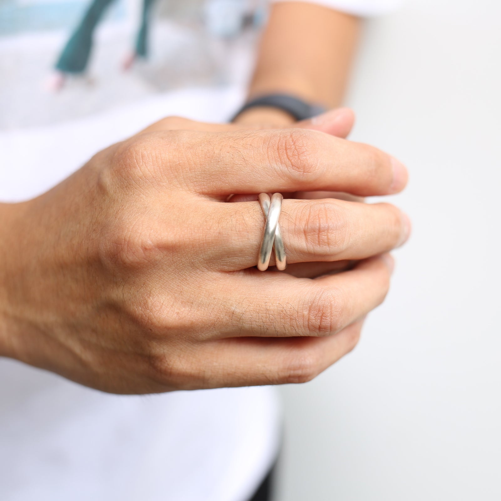 Silver Double Ring / Silver Jubilee