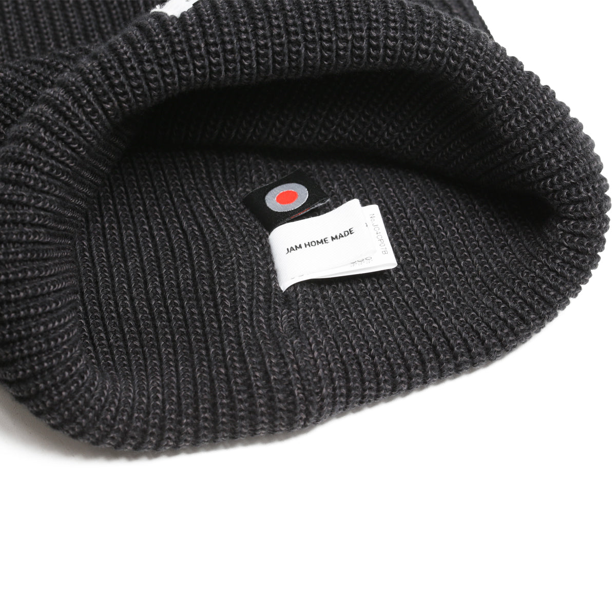 CA4LA JAM SHOP Knit Cap - Black - Badge Version
