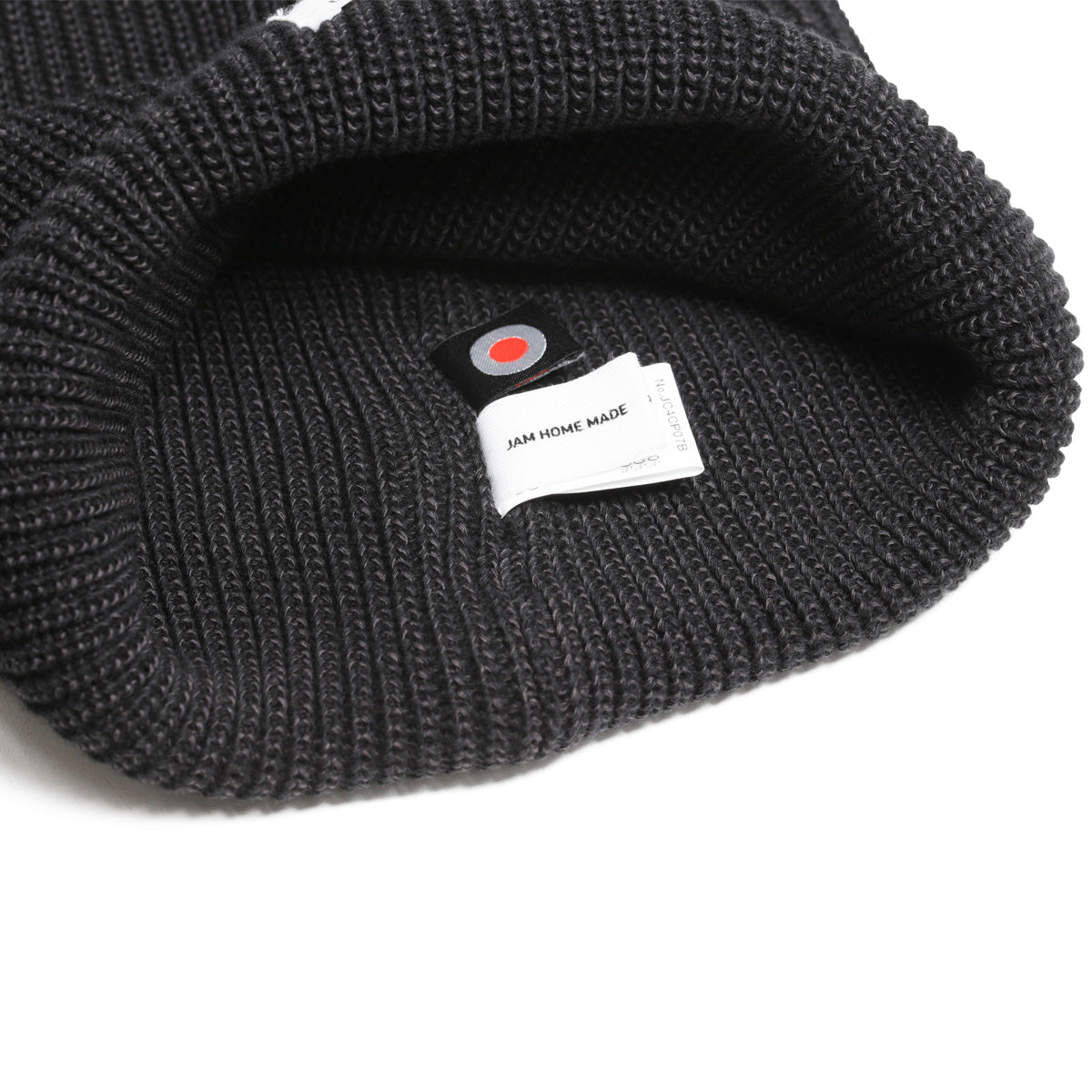 CA4LA Safety Pin JAM SHOP Knit Cap - Black