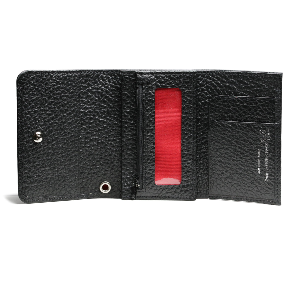 x GLOOMY Mori Zipper Model Mini Tri-Fold Compact Wallet