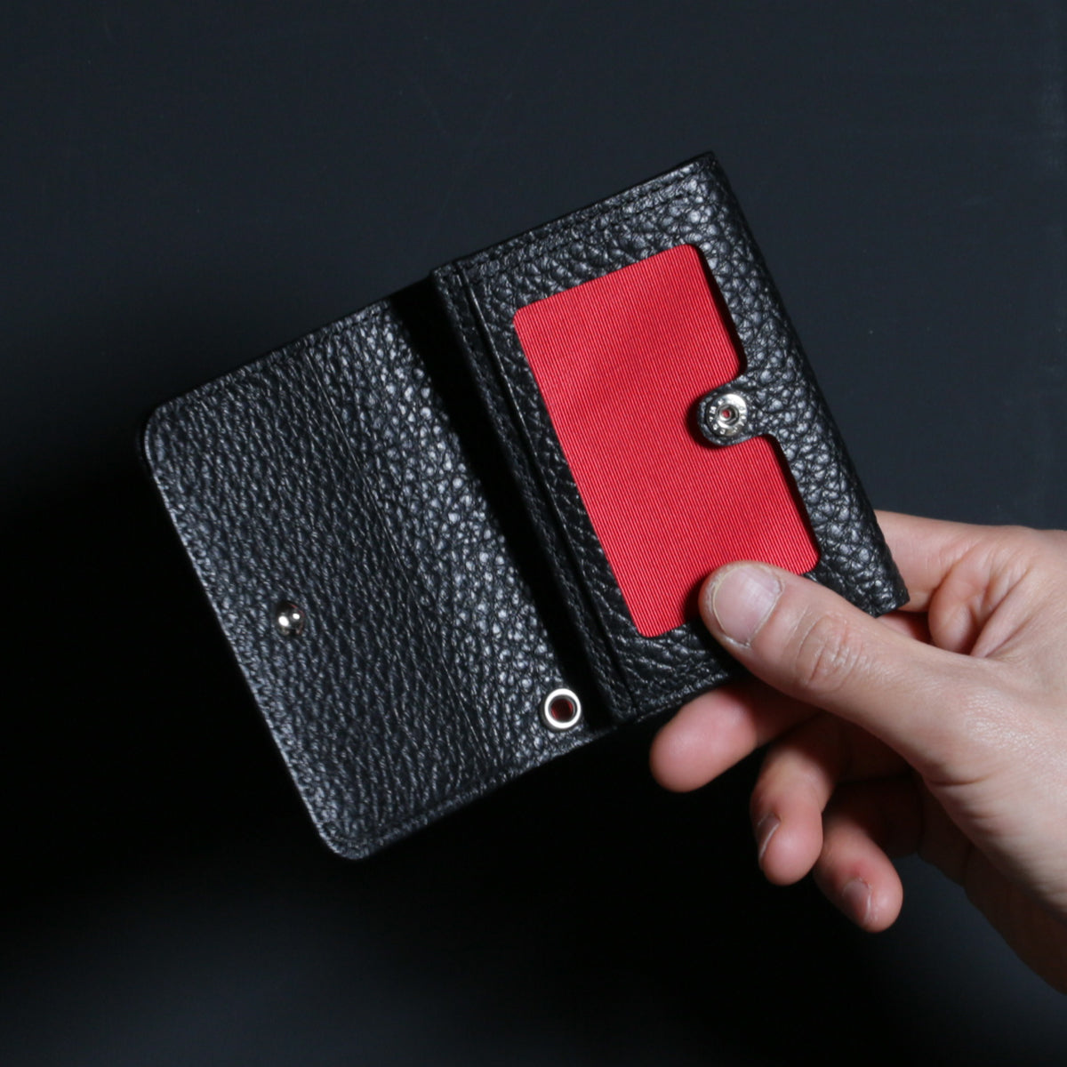 x GLOOMY Mori Zipper Model Mini Tri-Fold Compact Wallet