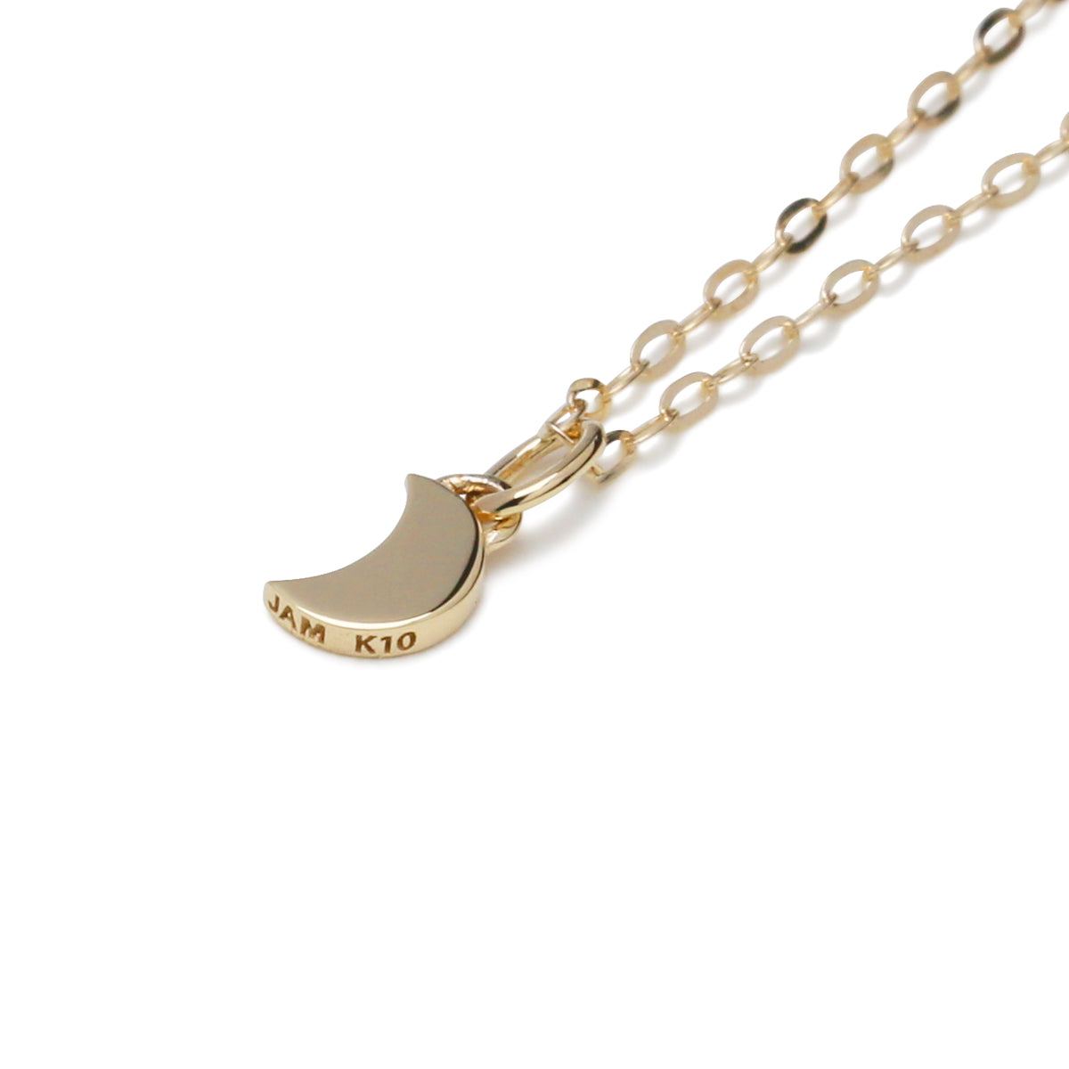 Techno City Tokyo Moon Necklace K10YG