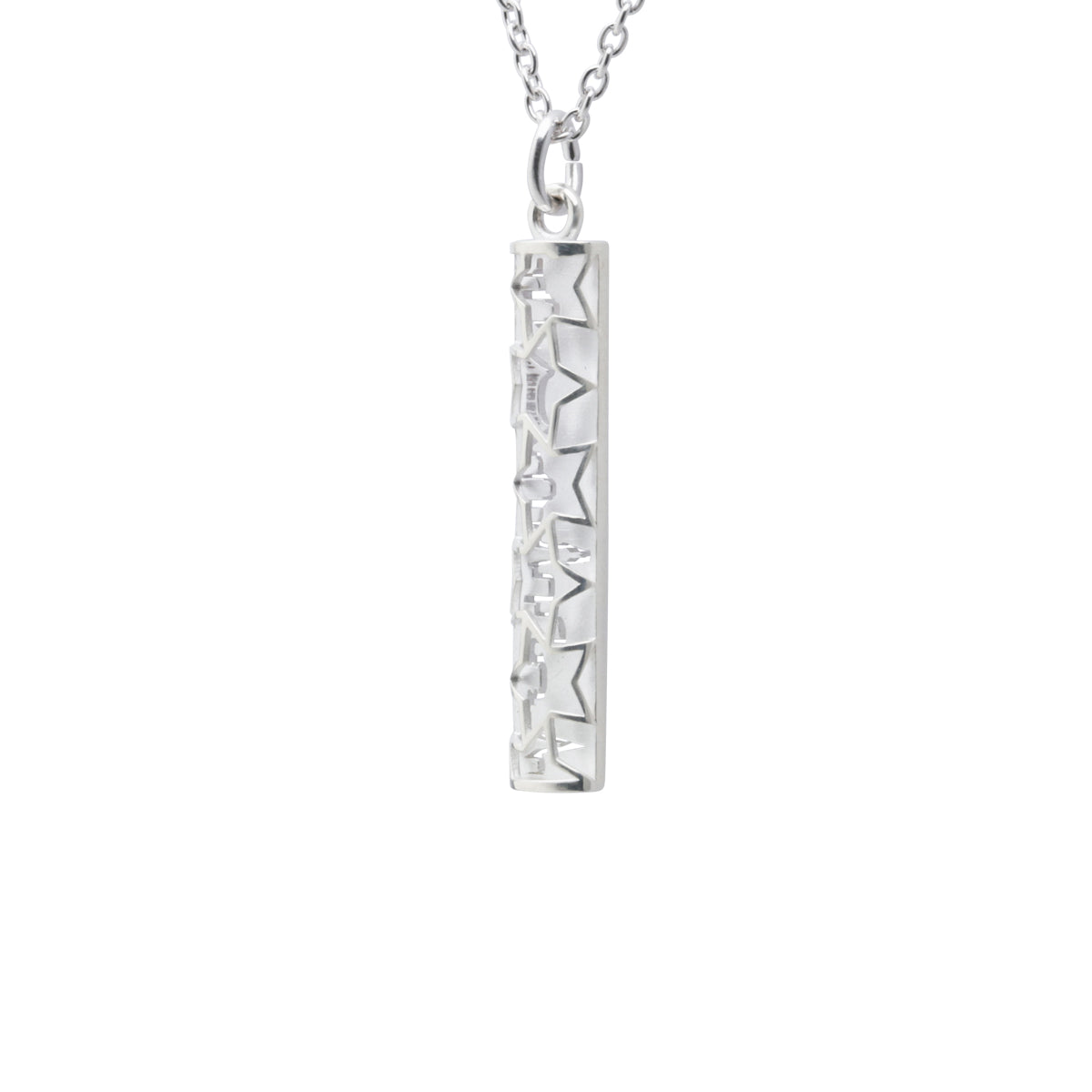 Techno City Tokyo Star Jewelry Necklace Rhodium / Single Item