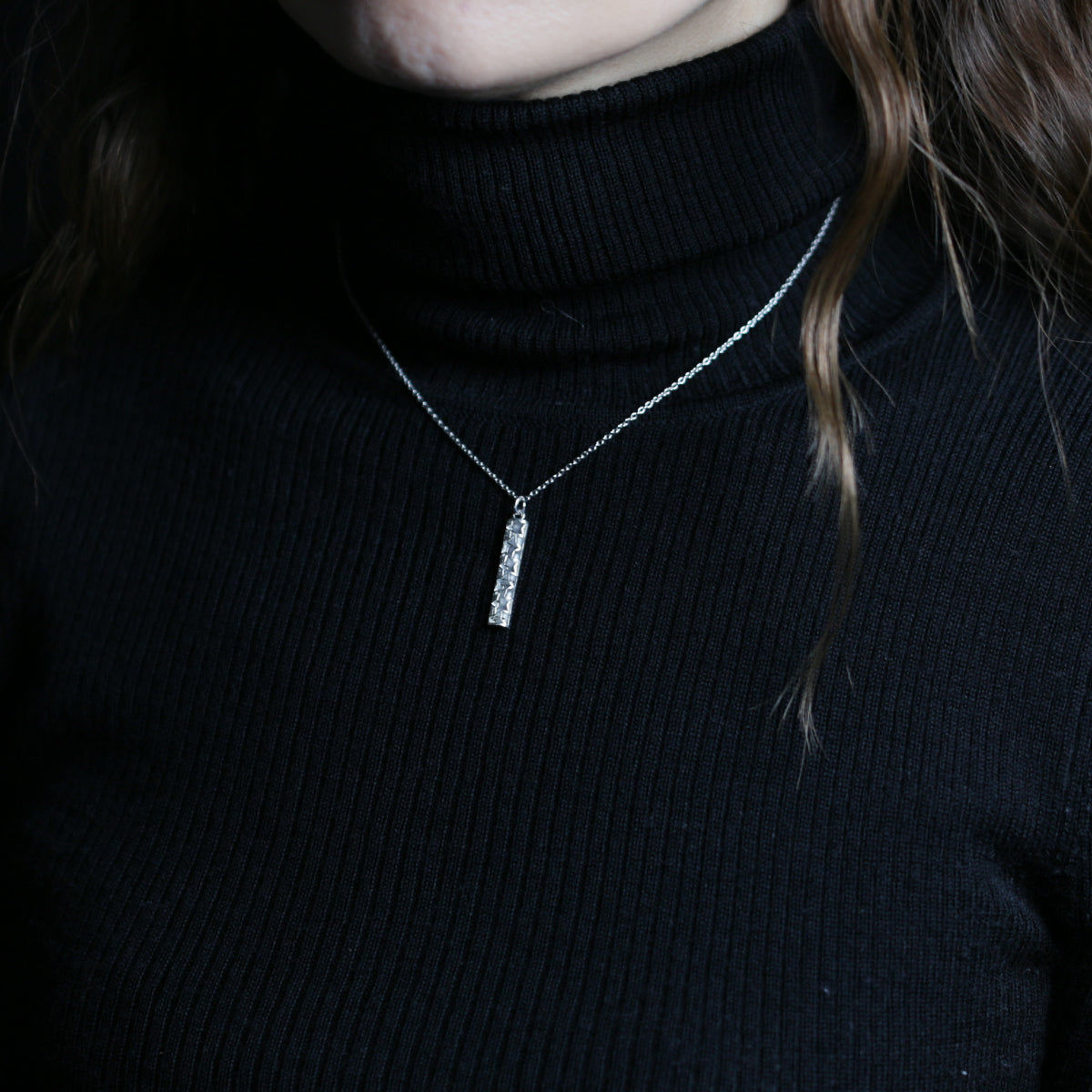 Techno City Tokyo Star Jewelry Necklace Rhodium / Single Item