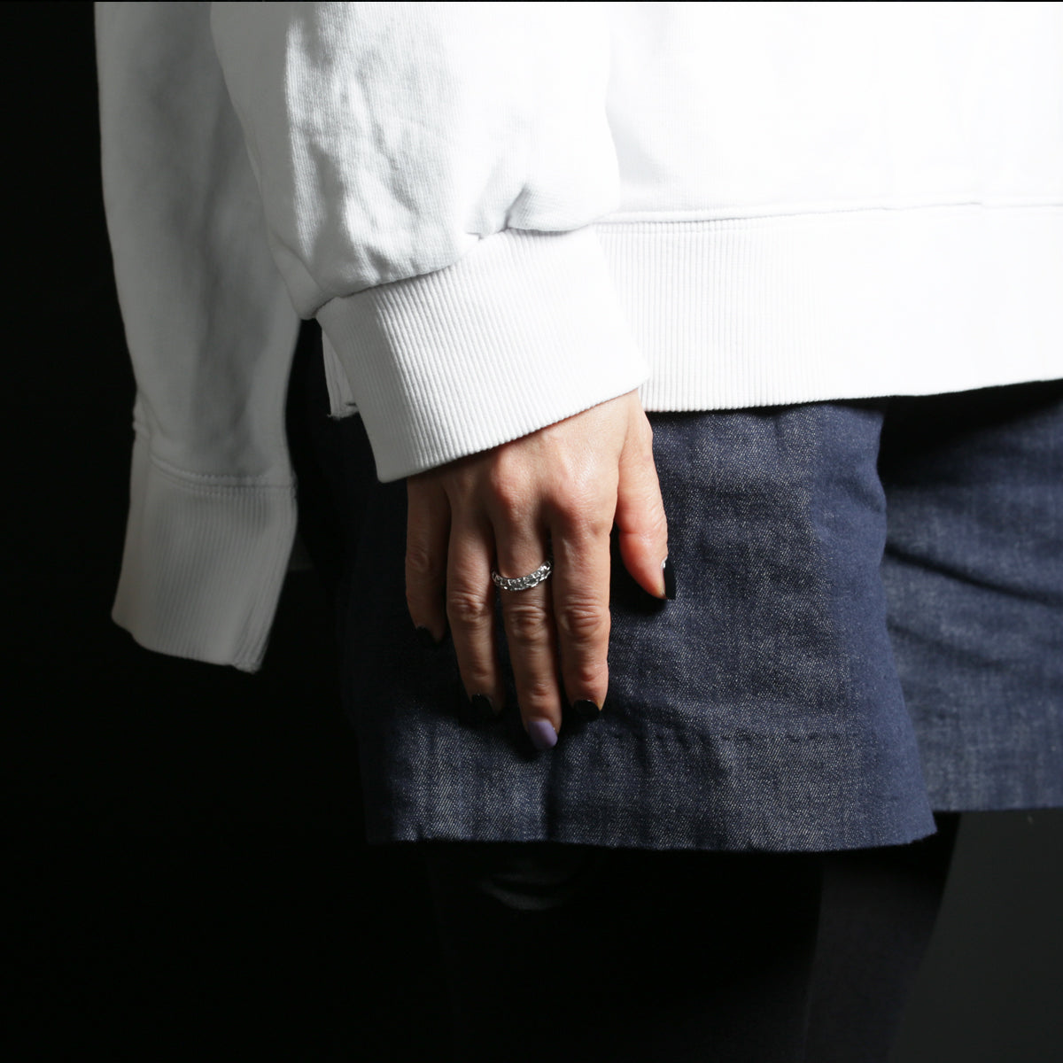 东京科技城之星珠宝戒指 铑金 / 单件装