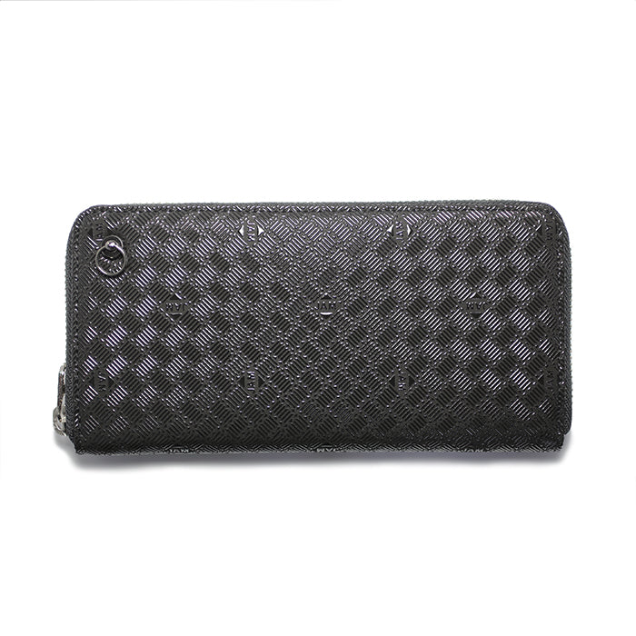 Inden - Inden-ya Round Zip Long Wallet, Mukyo Pattern / Long Wallet