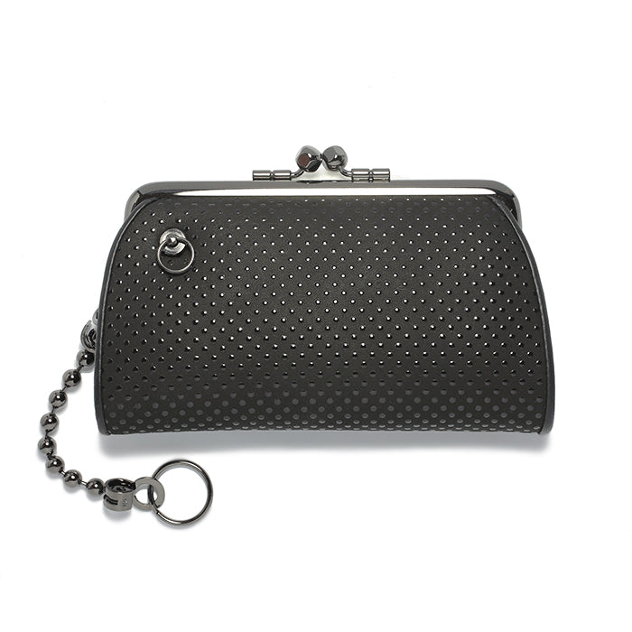 Inden - Inden-ya Bifold Wallet, Parent-Child Clasp Purse, Dot Pattern
