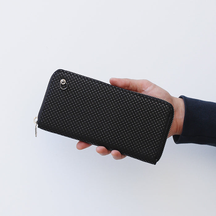 Inden - Inden-ya Round Zip Long Wallet, Dot Pattern / Long Wallet