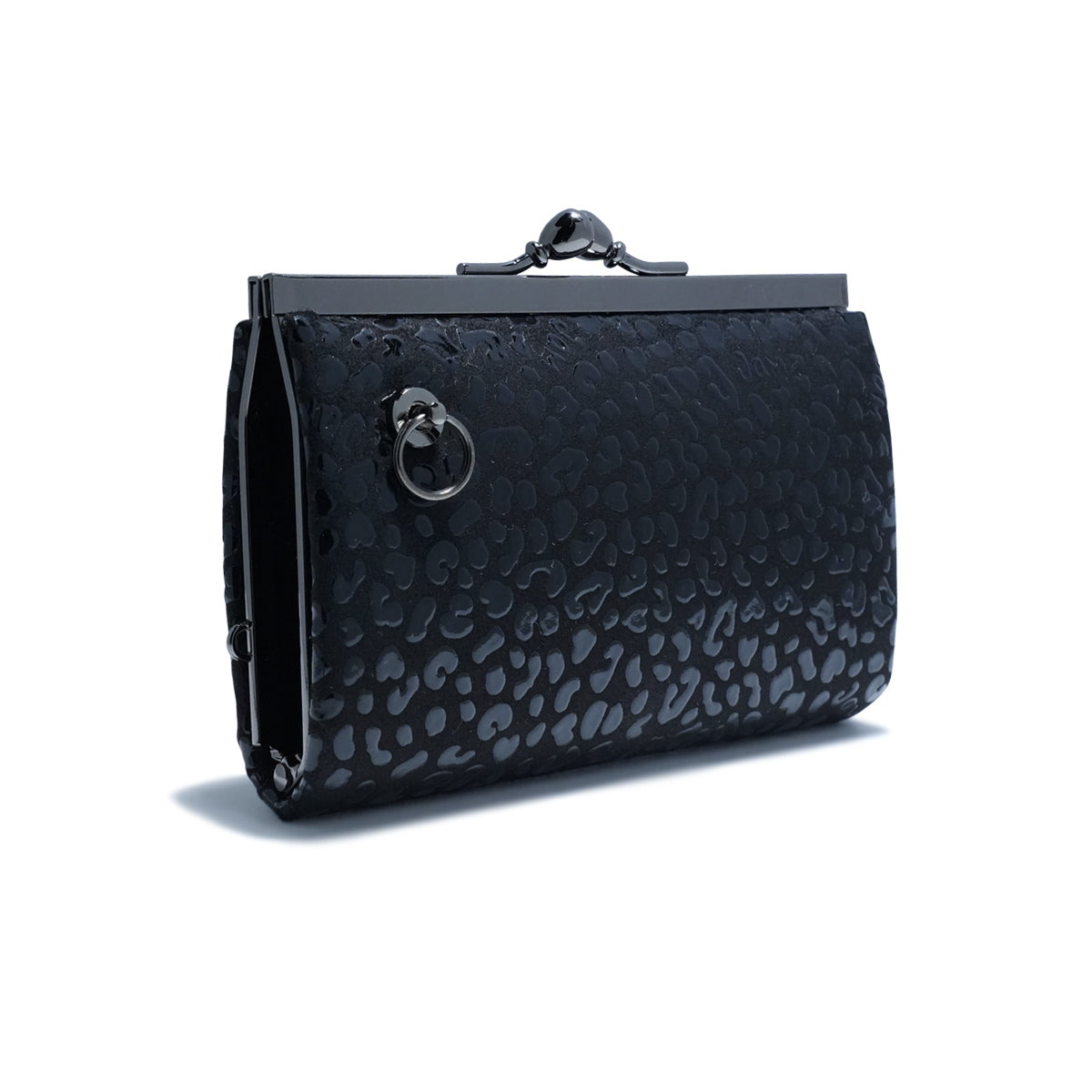 Inden - Indenya Clasp Purse Wallet Leopard Print