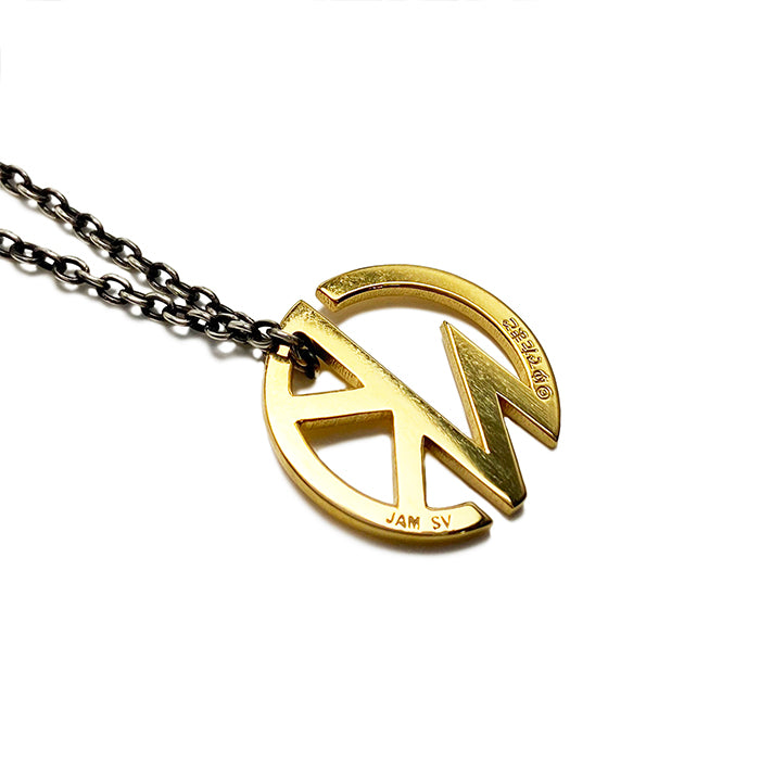 筋肉人 KIN 標誌項鍊 - 金色