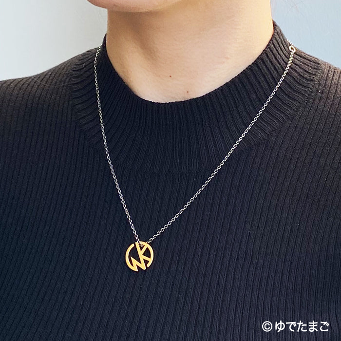 Kinnikuman KIN Mark Necklace - Gold