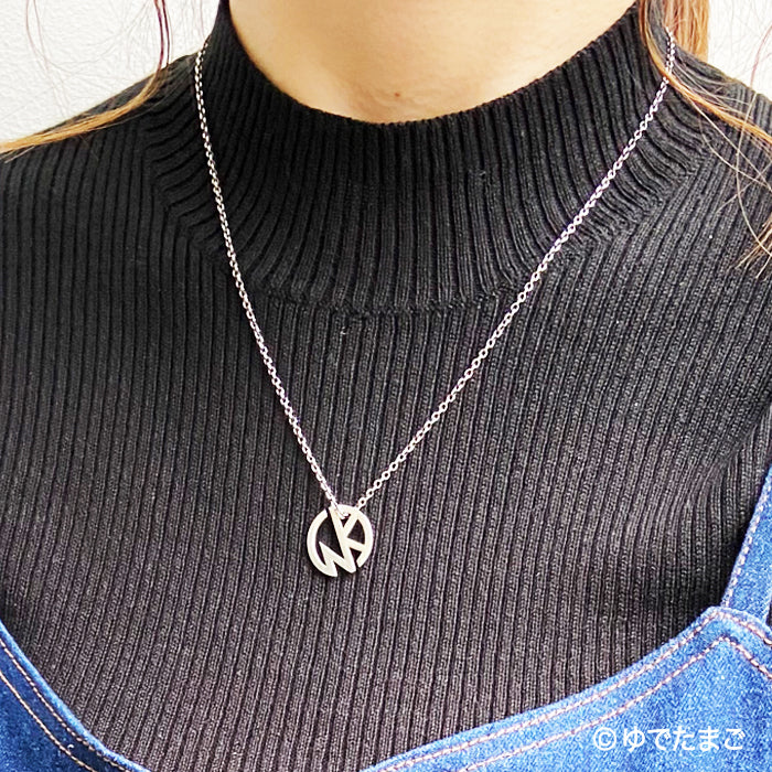 Kinnikuman KIN Mark Necklace - Silver