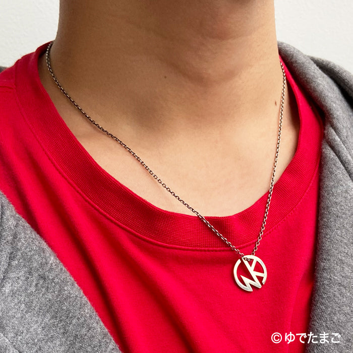 Kinnikuman KIN Mark Necklace - Silver