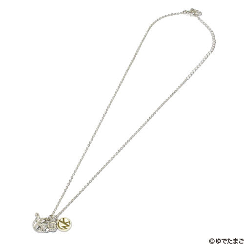 筋肉人 KIN 标志项链 - 银 x 金