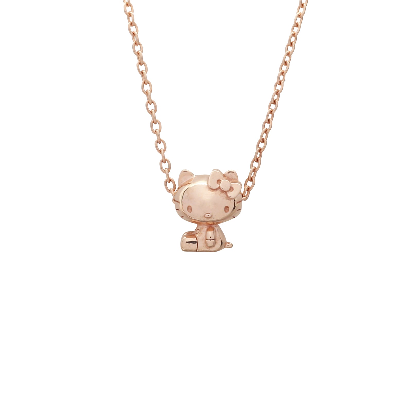 Hello Kitty CLOVER Necklace Pink Gold