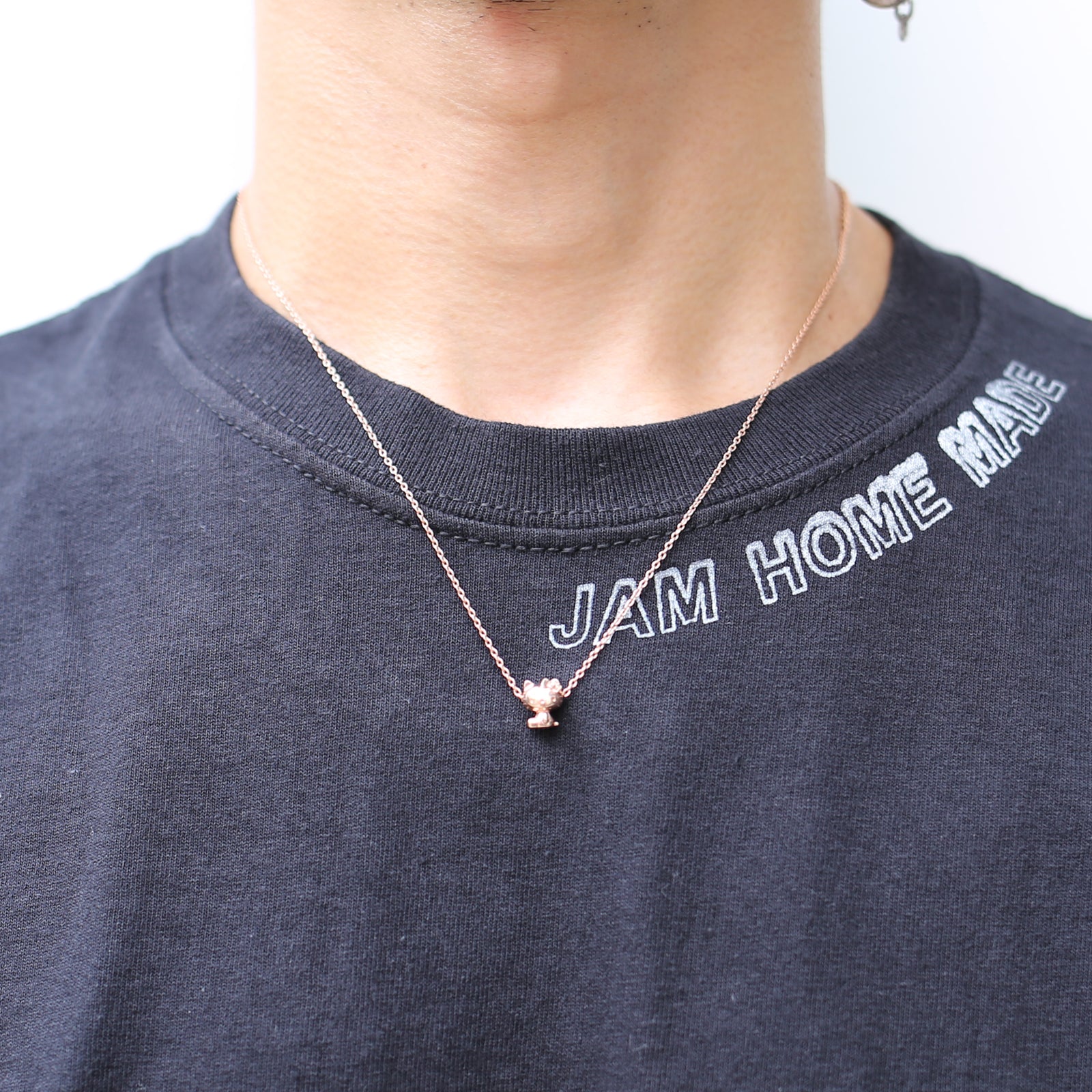 Hello Kitty CLOVER Necklace Pink Gold