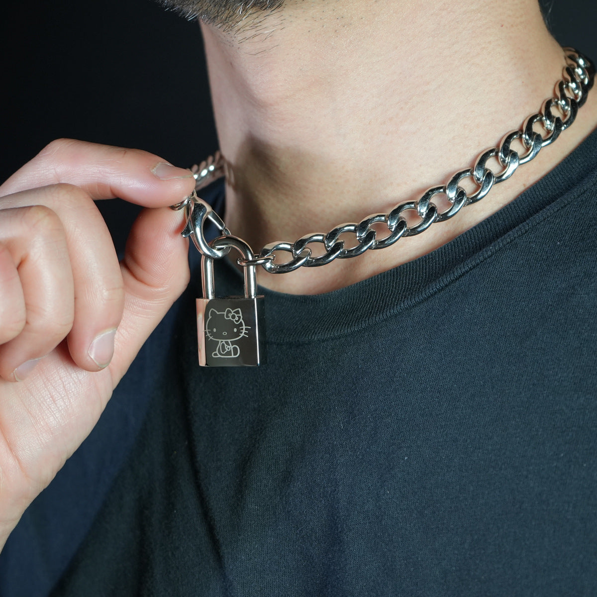 Hello Kitty Padlock Necklace