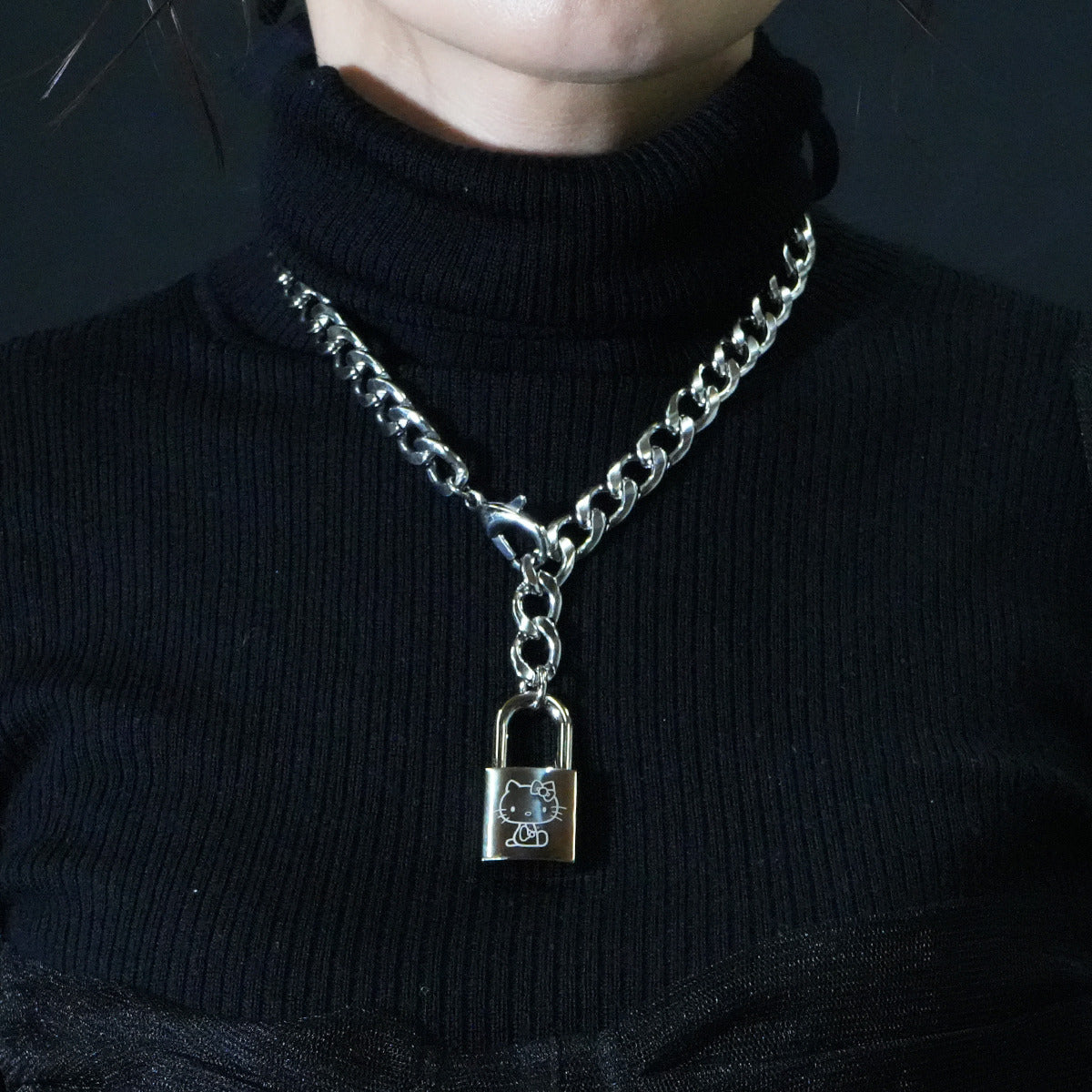 Hello Kitty Padlock Necklace