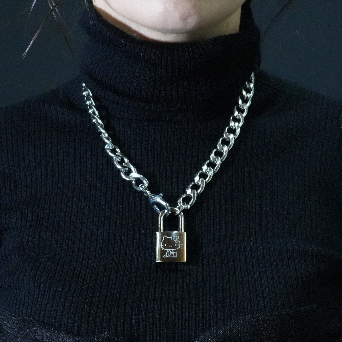 Hello Kitty Padlock Necklace