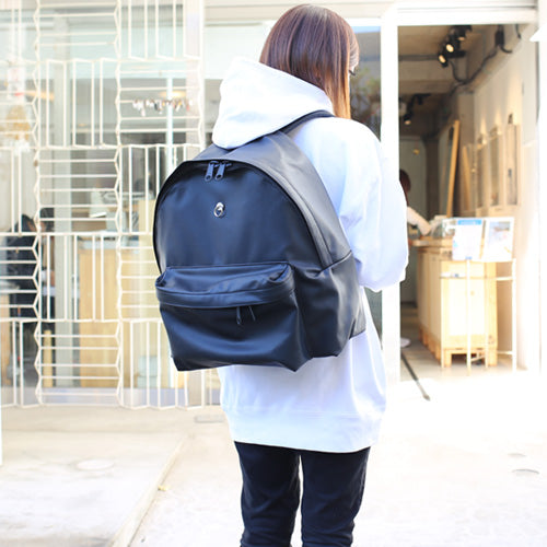 Ethical Leather Daypack Backpack 25L