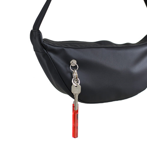 Ethical Leather Banana Shoulder Body Bag M Size Original/Made in Japan