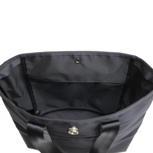 Ethical Leather & Eco Cordura Combination Tote Bag M Original/Made in Japan