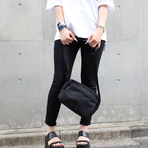 Cordura Eco & Ethical Leather Urban Mini Shoulder Bag/Made in Japan